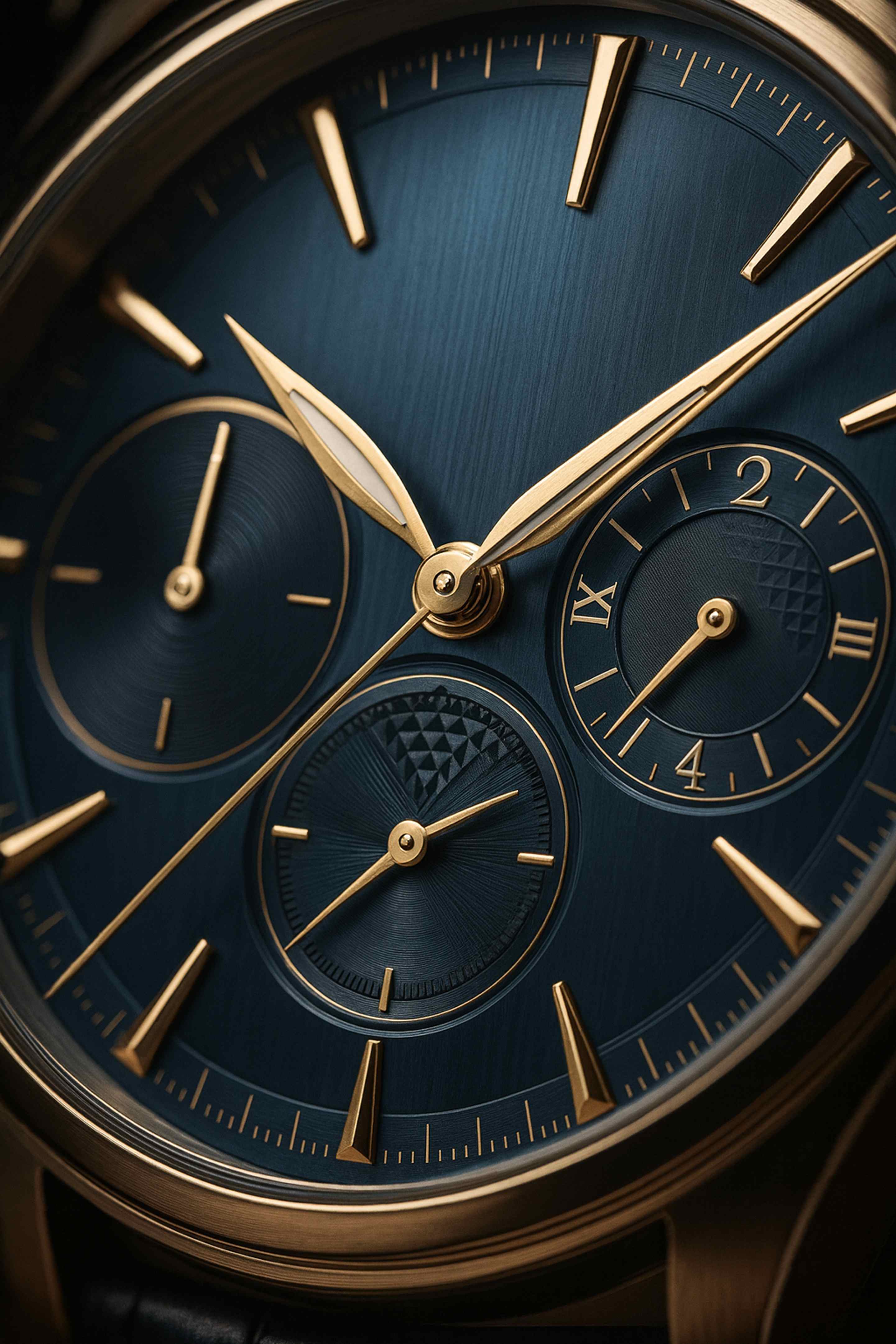 Luxury timepiece background